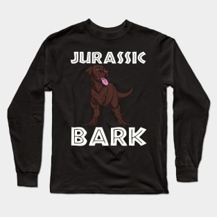 Jurassic Bark (white) Long Sleeve T-Shirt